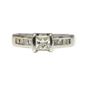 Diamond 0.50ct Ring in 18K White Gold