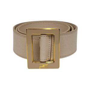 Fendi Leather Buckle Belt Size 40