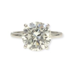 Diamond 3.02ct Ring in 14K White Gold