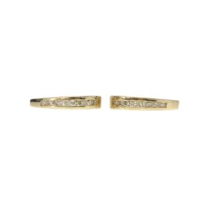 Diamond 0.25ct Earrings In 9K Yellow Gold