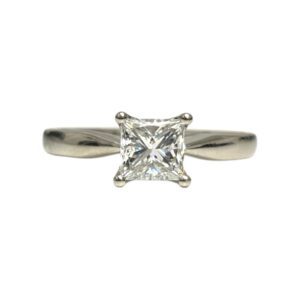 Diamond 0.71ct Ring In Platinum