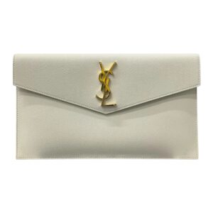 Saint Laurent Grain De Poudre Uptown Clutch