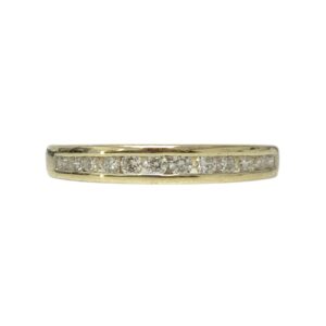 Diamond 0.25ct Ring In 9K Yellow Gold