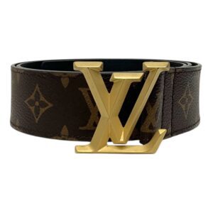 Louis Vuitton Monogram LV Initial Pyramid Belt 90/36