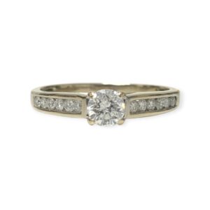 Diamond 0.53ct Ring in 18K White Gold