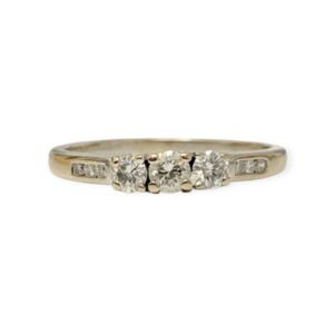 Diamond 0.25ct Ring in 9K White Gold