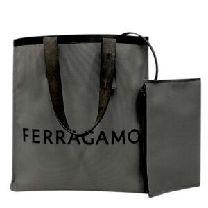 Salvatore Ferragamo Logo-Embossed Tote Bag