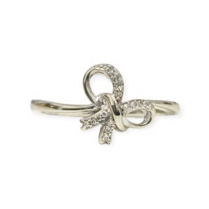 Diamond 0.10ct Ring in 10K White Gold