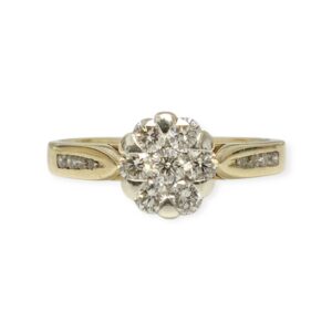 Diamond 0.50ct Ring in 9K White and Yellow Gold
