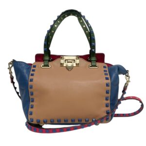 Valentino Garavani Rockstud Small Trapeze Tote Bag