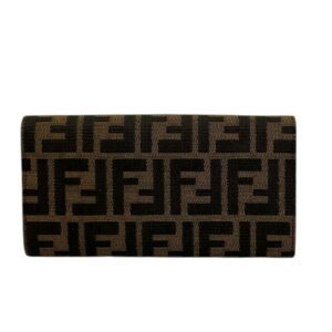 Fendi Zucca Flap Long Wallet