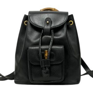 Gucci Vintage Bamboo Handle Backpack
