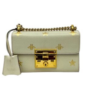 Gucci Bee Mini Padlock Shoulder Bag