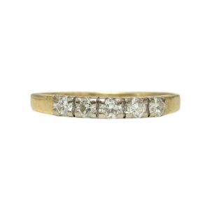 Diamond 0.25ct Ring In 18K Yellow Gold