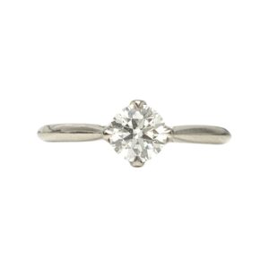 Diamond 0.51ct Ring In 18K White Gold