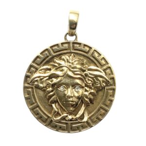 Diamond 0.05ct Pendant In 9K Yellow Gold