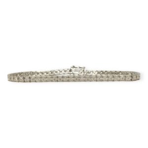 18.5cm Diamond 1.00ct Bracelet in 10K White Gold