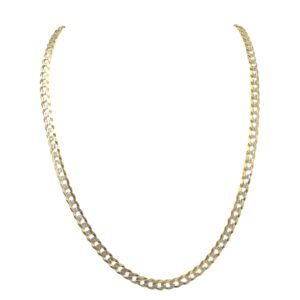 45cm Necklace In 9K Yellow and White Gold