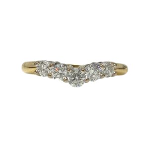 Diamond 0.50ct Ring In 18K Yellow Gold