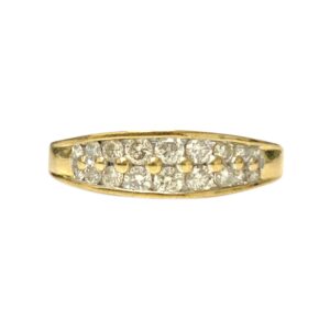 Diamond 0.30ct Ring In 9K Yellow Gold