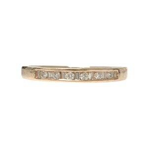 Diamond 0.15ct Ring In 9K Rose Gold
