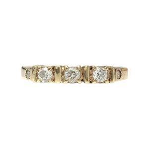Diamond 0.30ct Ring In 9K Yellow Gold