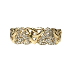 Diamond 0.15ct Ring In 14K Yellow Gold