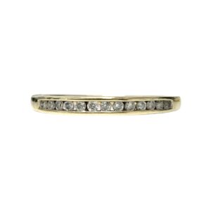 Diamond 0.17ct Ring In 10K Yellow Gold