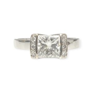 Diamond 1.16ct Ring in 18K White Gold