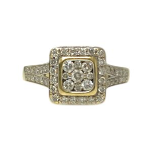 Diamond 0.50ct Ring In 9K Yellow Gold