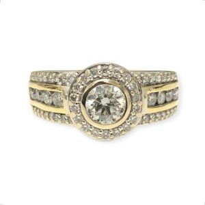 Diamond 1.39ct Ring in 18K Yellow Gold