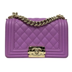 Chanel Quilted Caviar Small Boy Bag