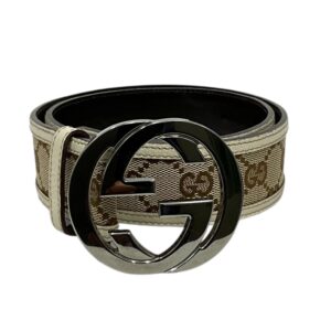 Gucci Interlocking G Buckle Belt Size 75/30