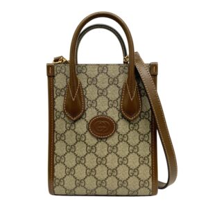 Gucci GG Supreme Interlocking G Mini Tote Bag