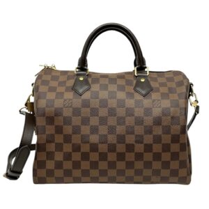 Louis Vuitton Damier Ebene Speedy Bandouliere 30 Bag