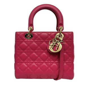 Dior Quilted Lambskin Medium Lady Dior Bag