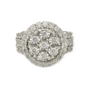 Diamond 1.00ct Ring In Sterling Silver