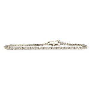 17cm Diamond 2.34ct Bracelet in 10K White Gold