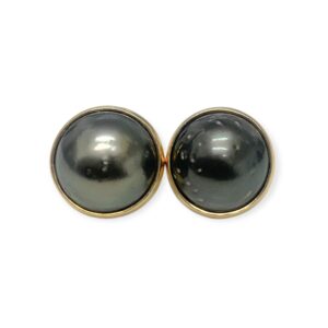 Pearl Earrings in 9K Yellow Gold