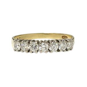 Diamond 0.50ct Ring In 18K Yellow  and White Gold