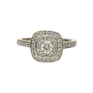 Diamond 0.50ct Ring In 18K White Gold