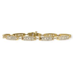 18.5cm Diamond 3.00ct Bracelet in 18K Yellow Gold