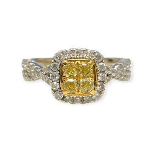 Diamond 0.35ct Ring In 14K White Gold