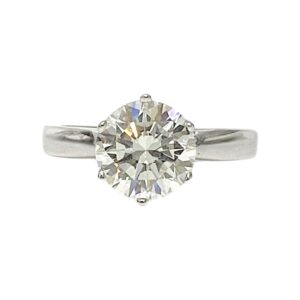 Diamond 2.05ct Ring In 14K White Gold