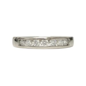 Diamond 0.25ct Ring In 18K White Gold