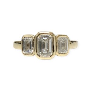 Lab-Grown Diamond 1.65ct Ring In 14K Yellow Gold