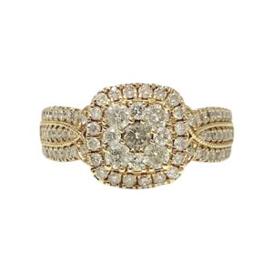 Diamond 1.00ct Ring In 10K Yellow Gold