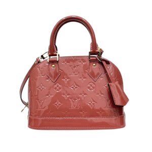 Louis Vuitton Monogram Rose Vernis Alma BB Bag