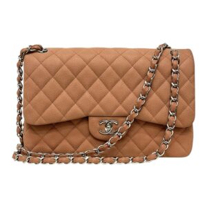 Chanel Quilted Caviar Classic Jumbo Double Flap Bag