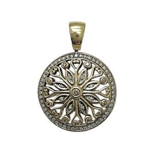Diamond 0.50ct Pendant In 10K Yellow Gold